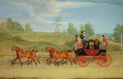 The Manchester and London Royal Mail Coach by James Pollard